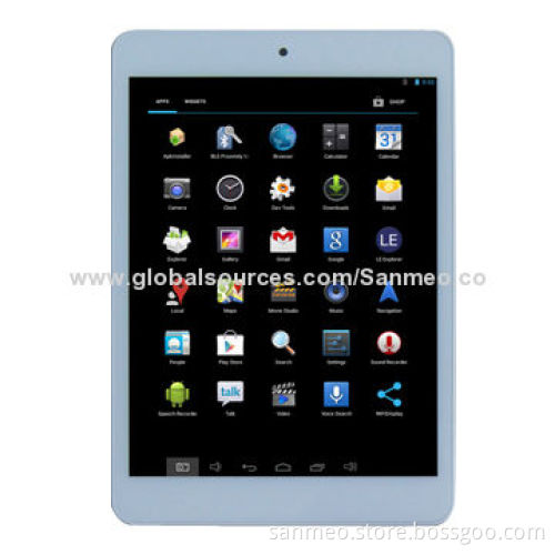 Android Tablet PC, Rockchip 3188 Quad-core 1.8GHz, 1/16GB RAM/ROM, IPS 1,024*768P, 7.85-inch, 4:3